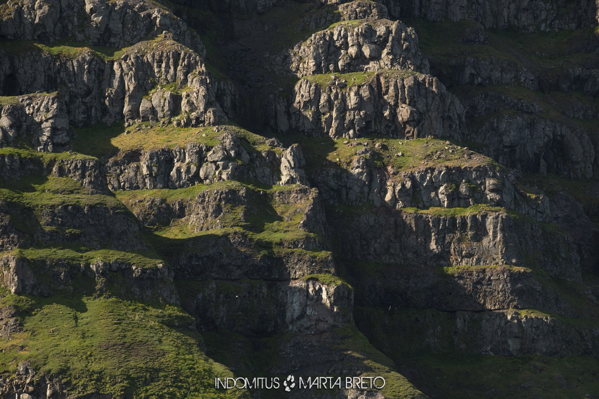 Acantilados en la península de Hornstrandir